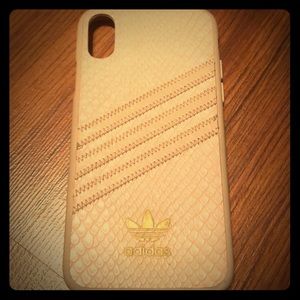 iPhone XS adidas leather case